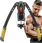 Adjustable Hydraulic Arm Trainer, 10-200 kg Resistance Upper Body Exerciser for Arms & Chest-Ridorn