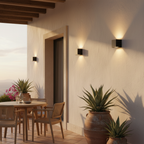 Adjustable Waterproof LED Wall Light Sconce for Outdoor Use | Ridorn-Wall Light-Ridorn