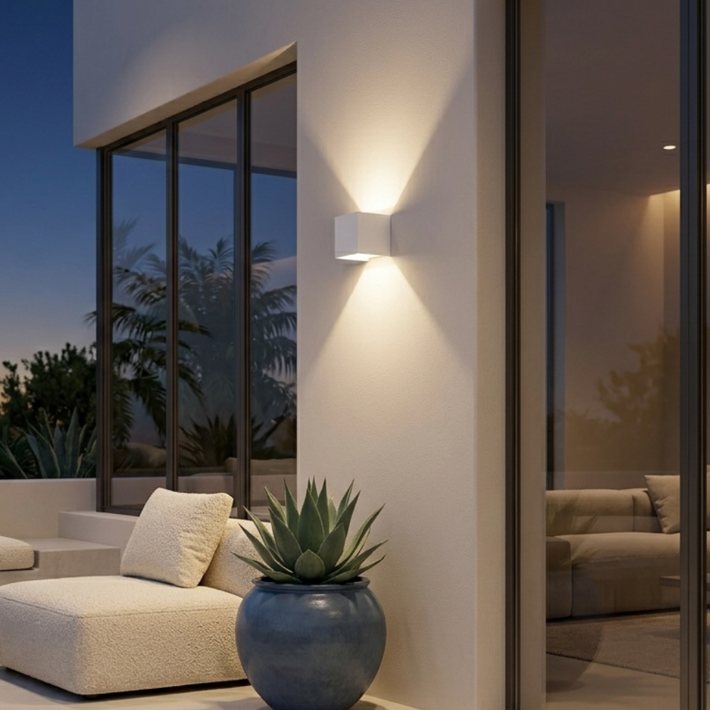 Adjustable Waterproof LED Wall Light Sconce for Outdoor Use | Ridorn