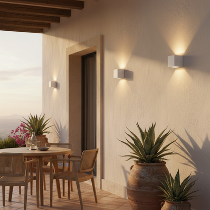 Adjustable Waterproof LED Wall Light Sconce for Outdoor Use | Ridorn
