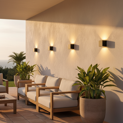 Adjustable Waterproof LED Wall Light Sconce for Outdoor Use | Ridorn
