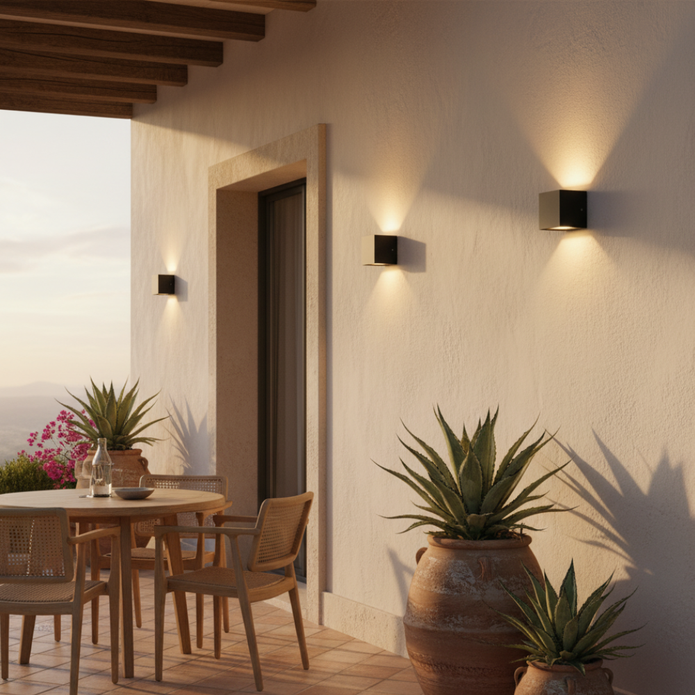 Adjustable Waterproof LED Wall Light Sconce for Outdoor Use | Ridorn