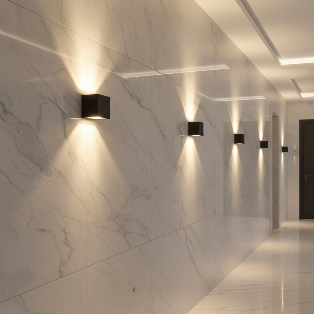 Adjustable Waterproof LED Wall Light Sconce for Outdoor Use | Ridorn
