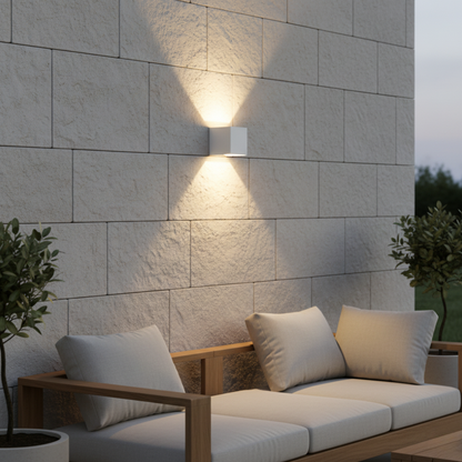 Adjustable Waterproof LED Wall Light Sconce for Outdoor Use | Ridorn