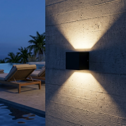 Adjustable Waterproof LED Wall Light Sconce for Outdoor Use | Ridorn