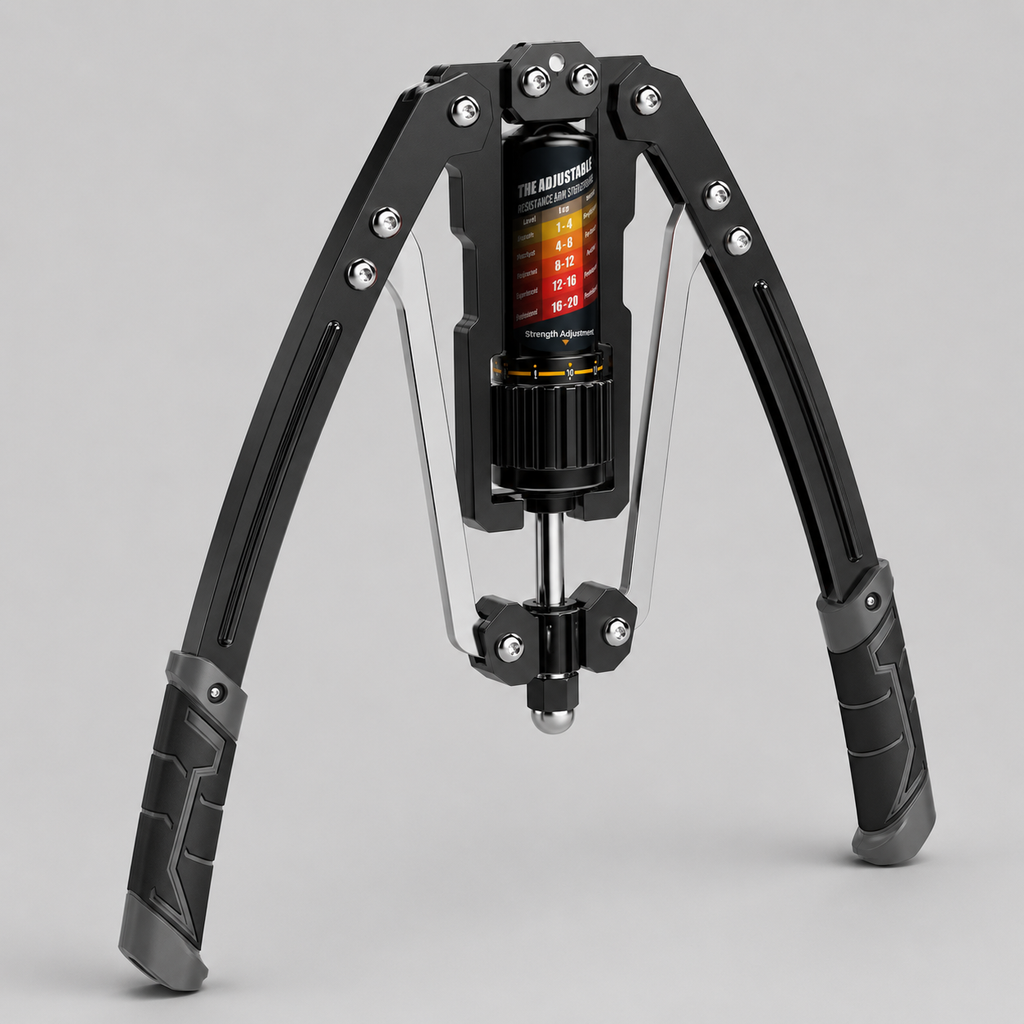 Adjustable Hydraulic Arm Trainer, 10-200 kg Resistance Upper Body Exerciser for Arms & Chest