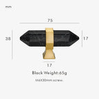 Alvaino T-bar Knob-handles and knobs-Ridorn