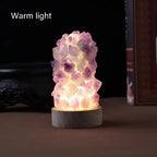 Amethyst Crystal LED Table Lamp | Ridorn-Table Lamp-Ridorn