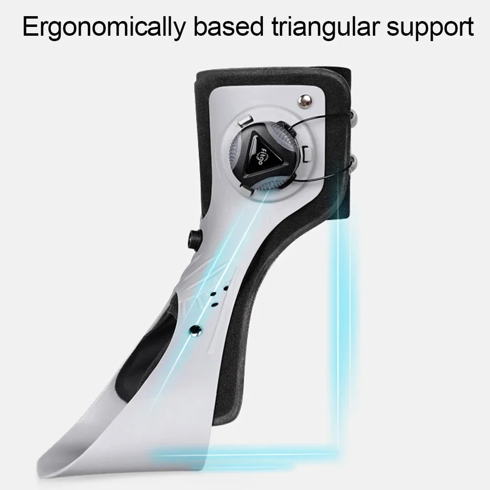Ankle Support Brace, Adjustable Foot Drop Orthosis for Walking Comfort-Ridorn