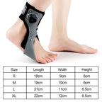 Ankle Support Brace, Adjustable Foot Drop Orthosis for Walking Comfort-Ridorn