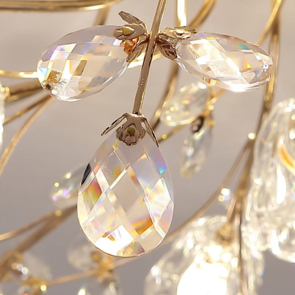 Floral-Inspired LED Ceiling Light | Elegant Flush Mount | Ridorn