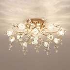 Floral-Inspired LED Ceiling Light | Elegant Flush Mount | Ridorn