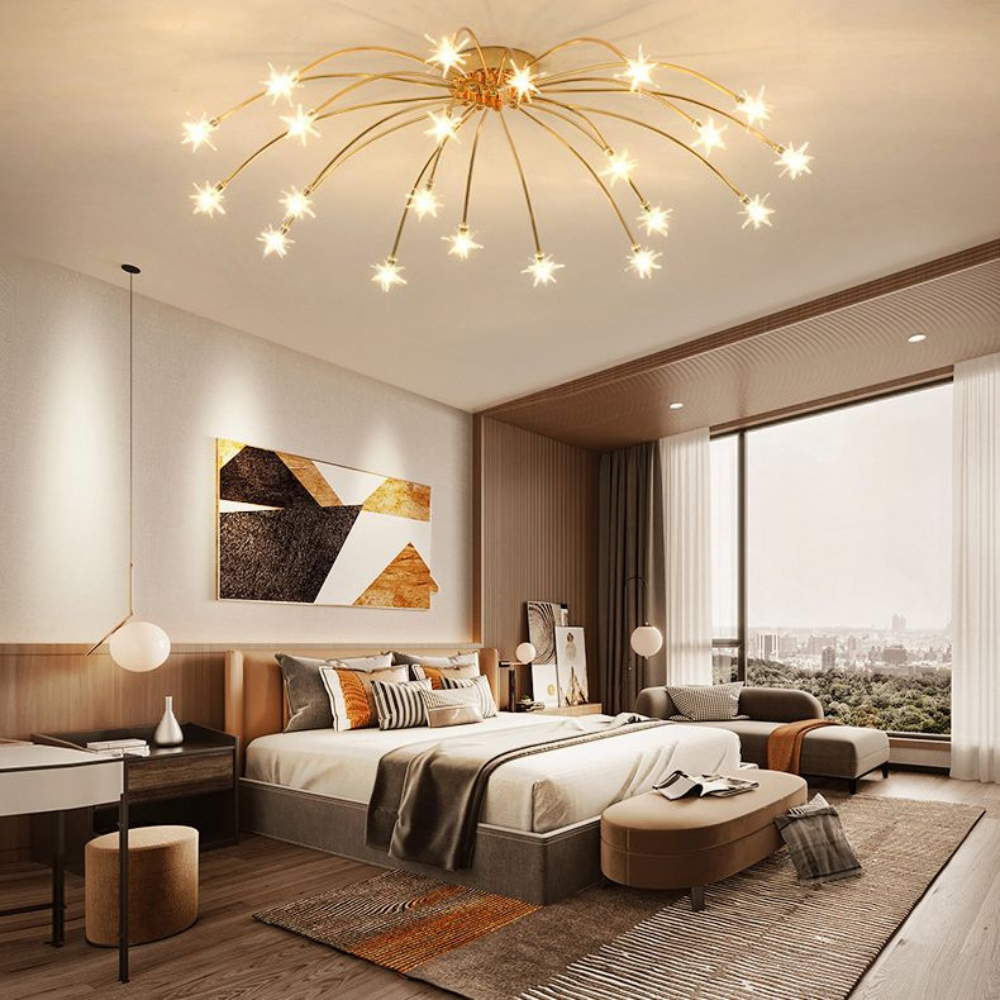 Deco Round Flush Mount Ceiling Light for Modern Spaces | Ridorn