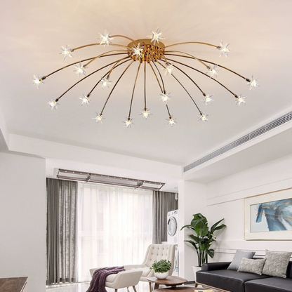 Deco Round Flush Mount Ceiling Light for Modern Spaces | Ridorn
