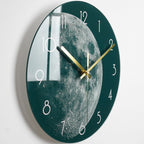 Artistic Modern Glass Wall Clock in 7 Unique Designs | Ridorn-Clocks-Ridorn