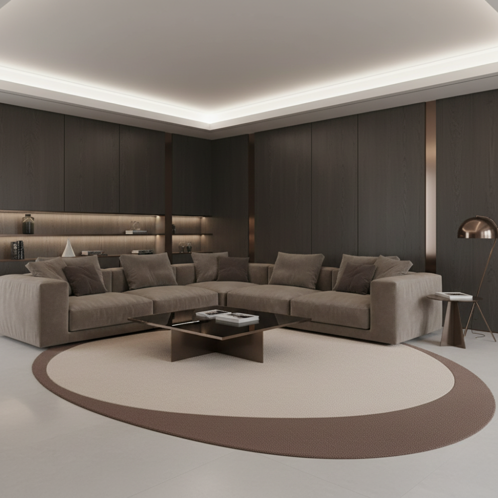 Arvella | Modern Plush Irregular Area Rug for Cozy Spaces | Ridorn