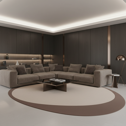 Arvella | Modern Plush Irregular Area Rug for Cozy Spaces | Ridorn