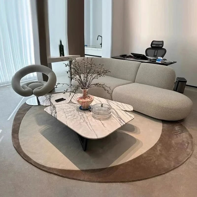 Arvella | Modern Plush Irregular Area Rug for Cozy Spaces | Ridorn