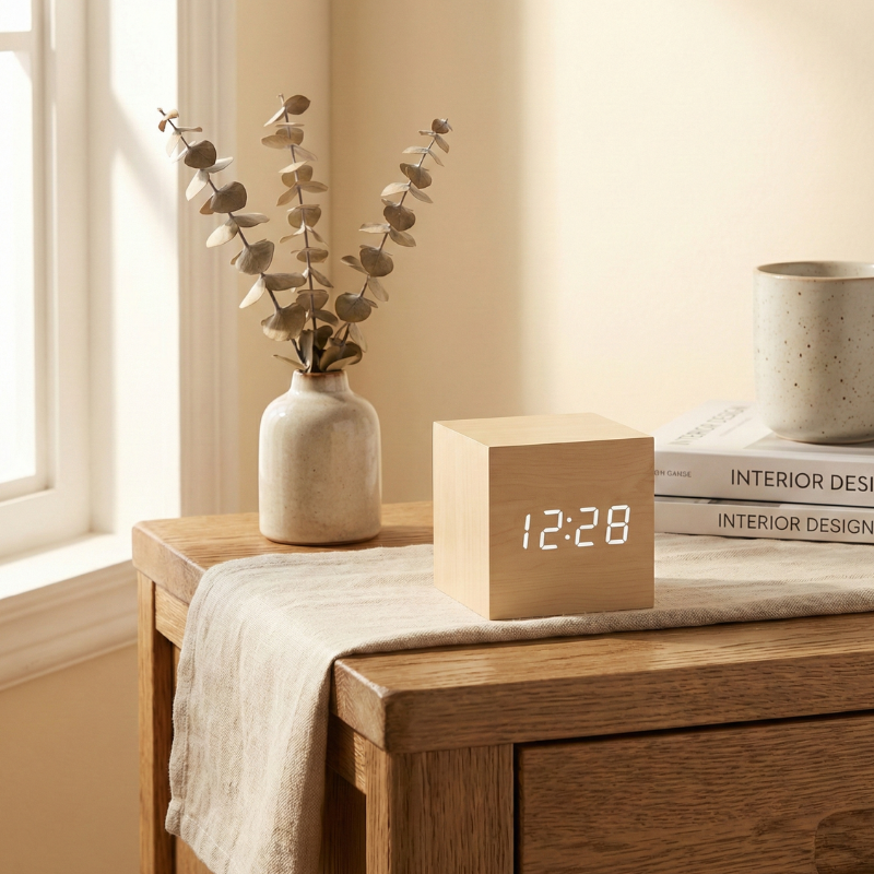 Aurora Sunrise Alarm Clock | Modern LED Display with 3 | Ridorn-Alarm Clocks-Ridorn