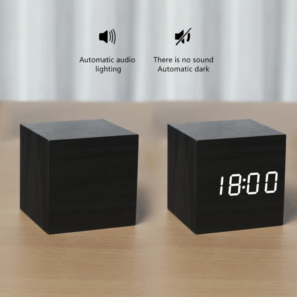 Aurora Sunrise Alarm Clock | Modern LED Display with 3 | Ridorn-Alarm Clocks-Ridorn