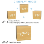 Aurora Sunrise Alarm Clock | Modern LED Display with 3 | Ridorn-Alarm Clocks-Ridorn