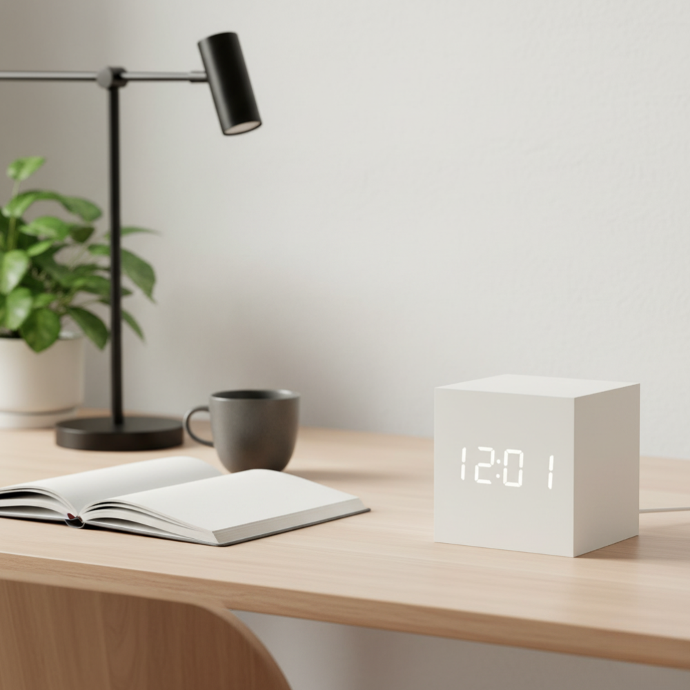 Aurora Sunrise Alarm Clock | Modern LED Display with 3 | Ridorn-Alarm Clocks-Ridorn
