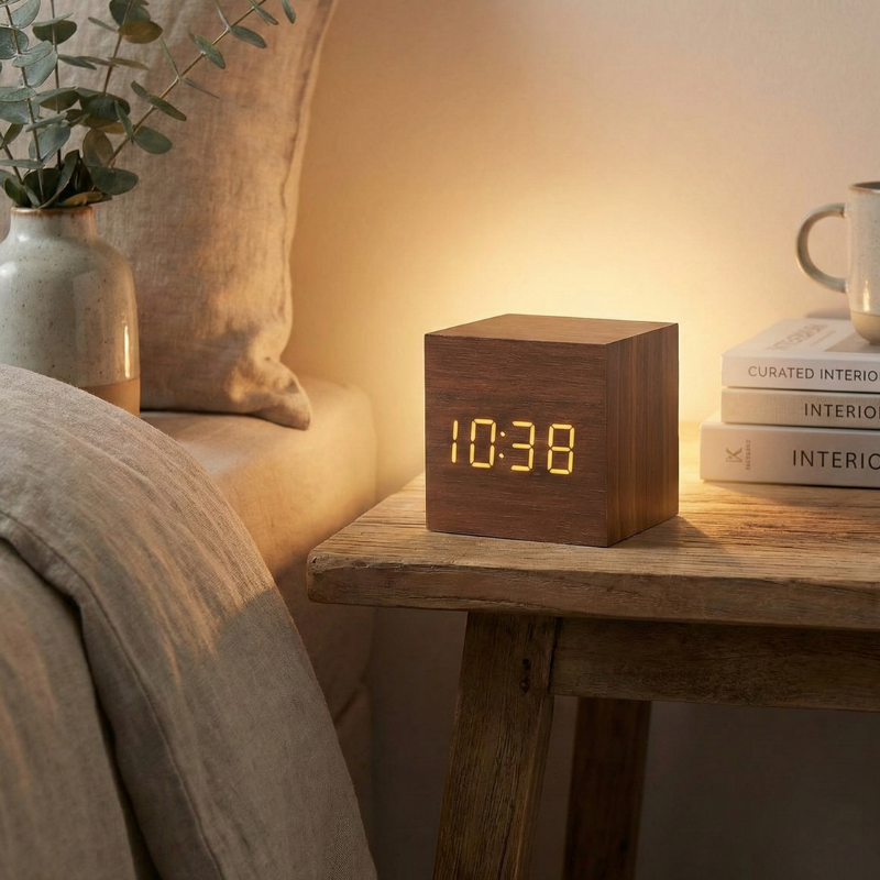 Aurora Sunrise Alarm Clock | Modern LED Display with 3 | Ridorn-Alarm Clocks-Ridorn