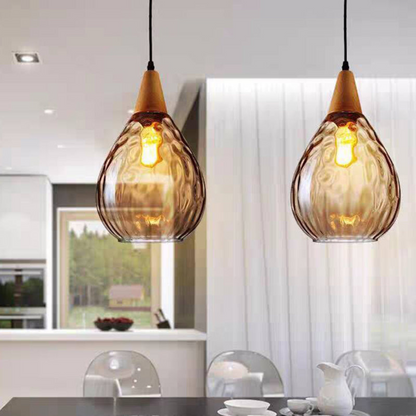 Vintage Teardrop Pendant Light | Classic Hanging Fixture for Dining Rooms and Kitchens