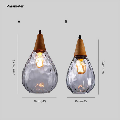 Vintage Teardrop Pendant Light | Classic Hanging Fixture for Dining Rooms and Kitchens