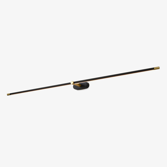 Modern wall light linear LED front view