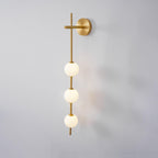 Modern Wall Light | Vertical Glass Globe | Ridorn