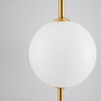 Modern Wall Light | Vertical Glass Globe | Ridorn