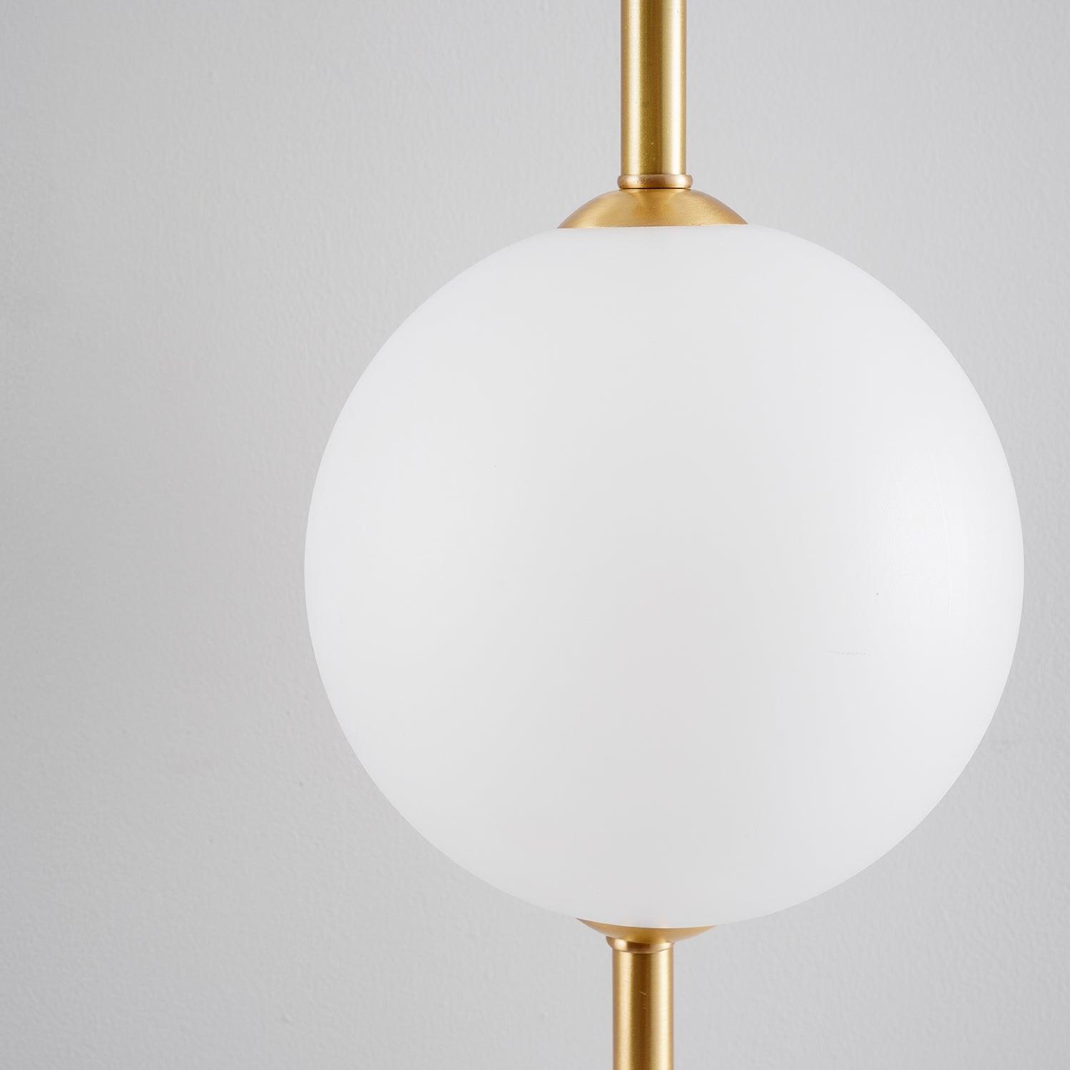 Modern Wall Light | Vertical Glass Globe | Ridorn