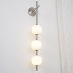 Modern Wall Light | Vertical Glass Globe | Ridorn