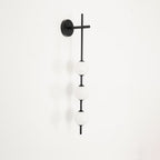 Modern Wall Light | Vertical Glass Globe | Ridorn