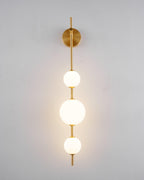 Modern Wall Light | Vertical Glass Globe | Ridorn
