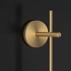 Modern Wall Light | Vertical Glass Globe | Ridorn