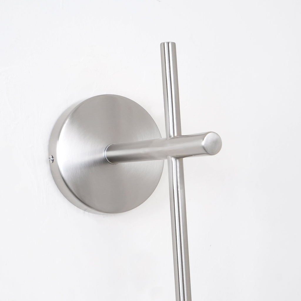 Modern Wall Light | Vertical Glass Globe | Ridorn