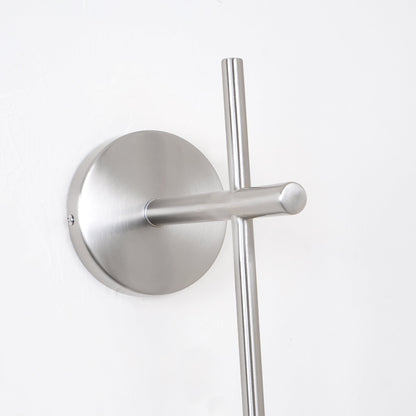 Modern Wall Light | Vertical Glass Globe | Ridorn