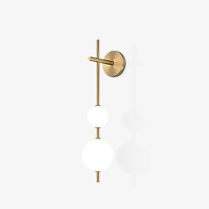 Modern Wall Light | Vertical Glass Globe | Ridorn