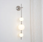 Modern Wall Light | Vertical Glass Globe | Ridorn