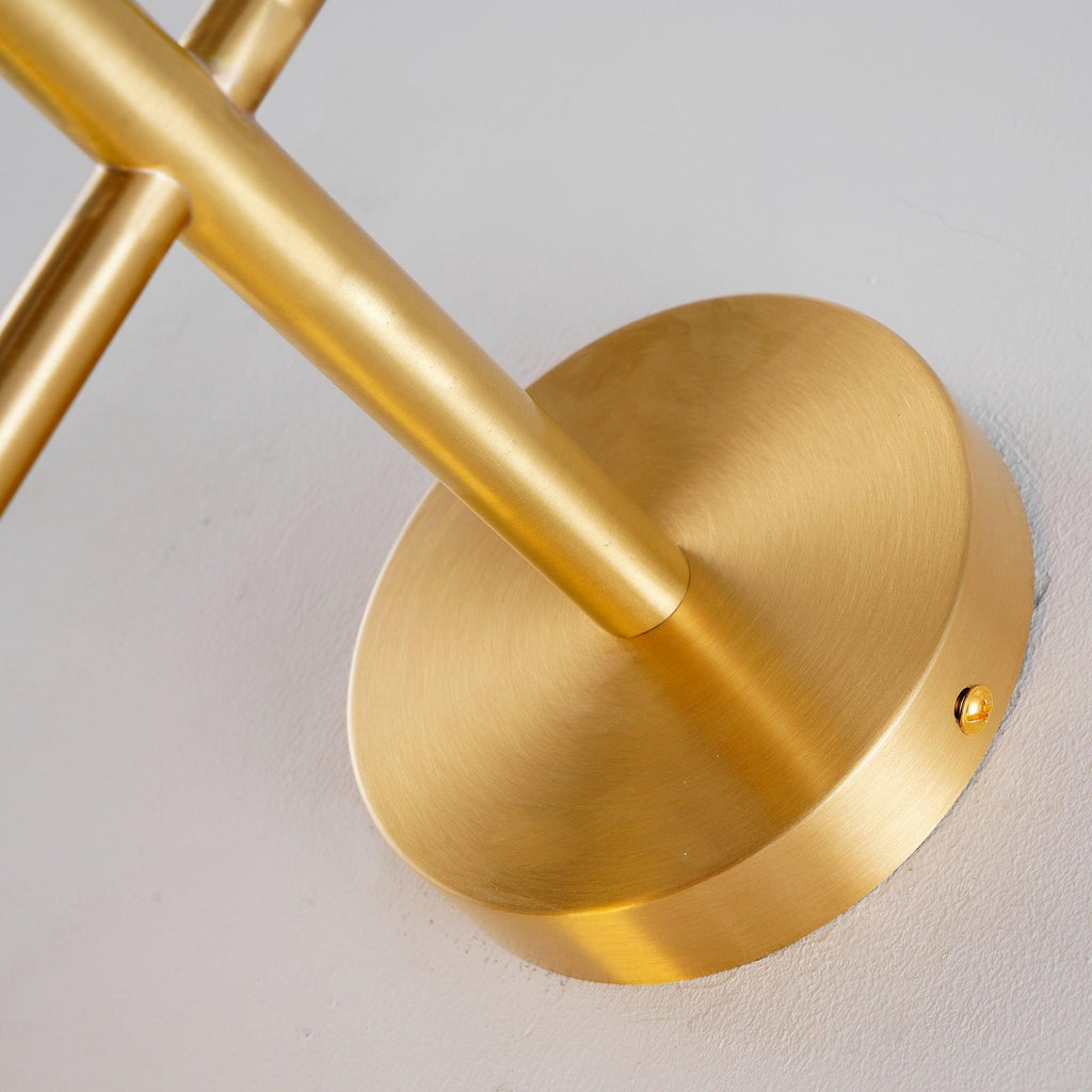 Modern Wall Light | Vertical Glass Globe | Ridorn
