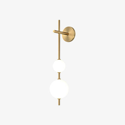 Modern Wall Light | Vertical Glass Globe | Ridorn