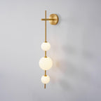Modern Wall Light | Vertical Glass Globe | Ridorn