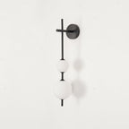 Modern Wall Light | Vertical Glass Globe | Ridorn