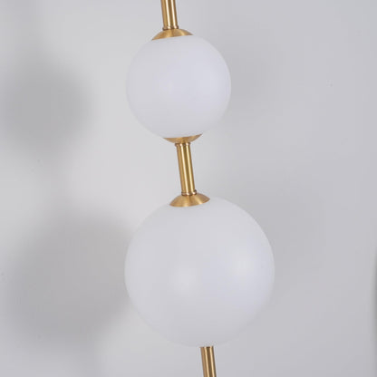 Modern Wall Light | Vertical Glass Globe | Ridorn