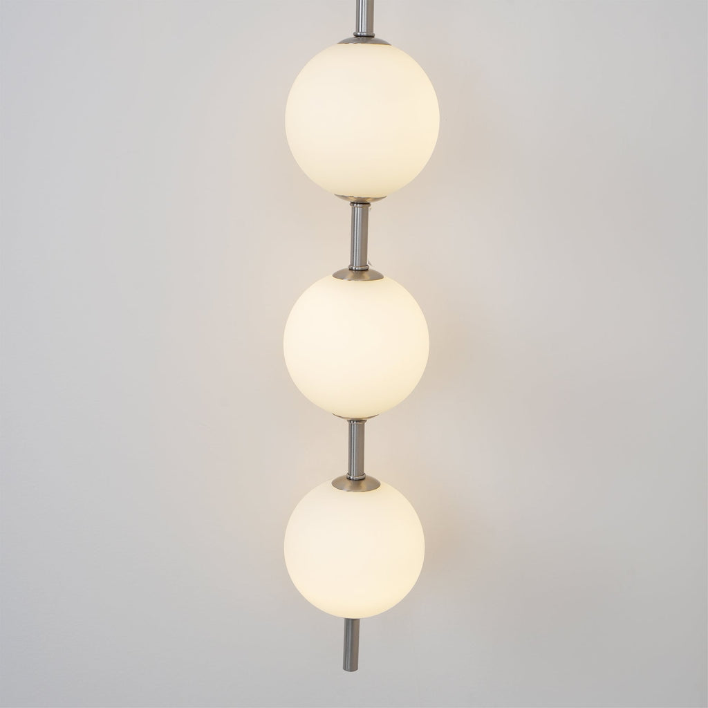 Modern Wall Light | Vertical Glass Globe | Ridorn