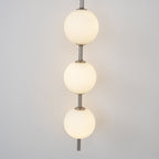 Modern Wall Light | Vertical Glass Globe | Ridorn