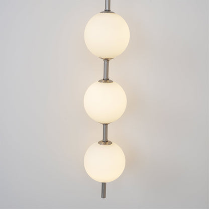 Modern Wall Light | Vertical Glass Globe | Ridorn