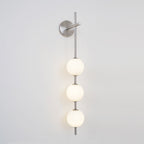 Modern Wall Light | Vertical Glass Globe | Ridorn